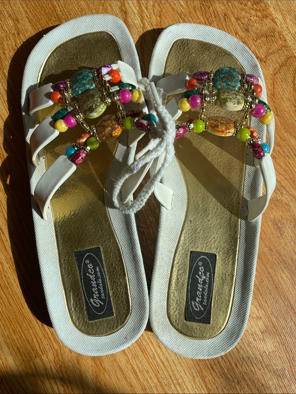 Grandco Jeweled Sandals